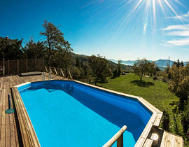 Piscina Panoramica e Giardino Casa Vacanze Garfagnana